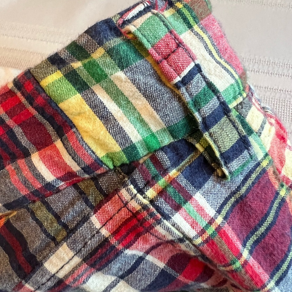 Polo Ralph Lauren Men's Madras
Patchwork Cotton Pants 34/32 - Picture 8 of 11